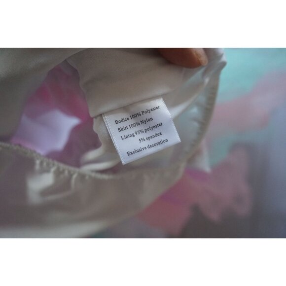 Unicorn Costume Sequin Rainbow Tulle Dress – Size 6T - Picture 10 of 11